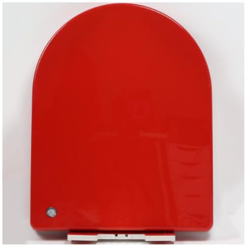 Universeller Kunststoff-Toilettensitz für den Heimgebrauch, Absenkautomatik, Schnellverschluss, farbiger WC-Sitz von Generisch