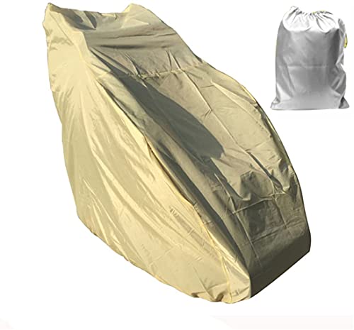 Universeller wasserdichter Shiatsu-Stuhlschutz – staubdichte Abdeckung für Zero Gravity Liegestuhl, zusammenklappbar mit Reißverschluss, 134,6 x 78,7 x 124,5 cm, Beige, perfekt für Zuhause und Büro von Generisch