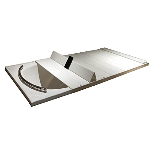 Universelles faltbares Badewannen-Tablett – PVC-staubdichte Abdeckung mit 304 Edelstahl-Schraubisolierungsdeckel für Entspannung und Ermüdungslinderung – perfektes Badewannenzubehör Universelles faltbares Badewannen-Tablett – PVC-staubdichte Abdeckung mit 304 Edelstahl-Schraubisolierungsdeckel für Entspannung und Ermüdungslinderung – perfektes Badewannenzubehör von Generisch