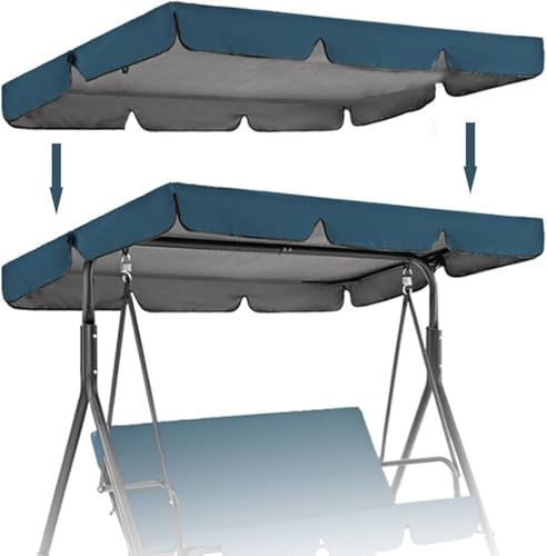 Universelles wasserdichtes Ersatzdach für 3-Sitzer Hollywoodschaukel, UV-Schutz, Gartenschaukel-Dachabdeckung, 195 x 125 x 15 cm, Outdoor-Schattenlösung Universelles wasserdichtes Ersatzdach für 3-Sitzer Hollywoodschaukel, UV-Schutz, Gartenschaukel-Dachabdeckung, 195 x 125 x 15 cm, Outdoor-Schattenlösung von Generisch