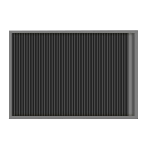 Unsichtbare Akkordeon-Falttür, Aluminiumrahmen, Ziehharmonika-Design für Schlafzimmer, Badezimmer, Küche und Büro, platzsparende Innentür (120 x 90 cm) von Generisch