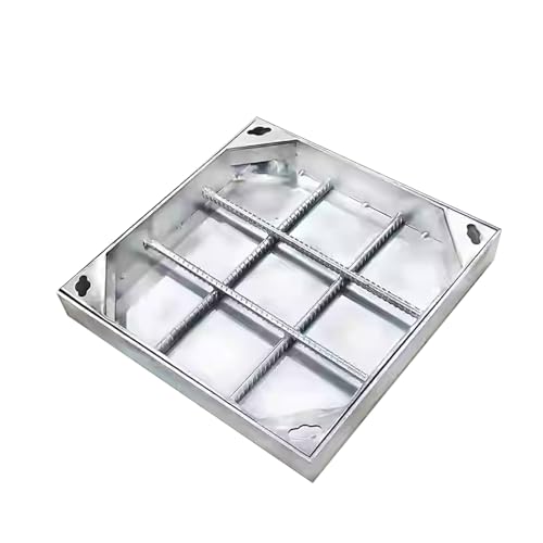 Unsichtbare Edelstahl-Schachtabdeckung mit Abzieher, langlebiger, flacher eingebetteter Kanaldeckel für einfache Installation im Freien Unsichtbare Edelstahl-Schachtabdeckung mit Abzieher, langlebiger, flacher eingebetteter Kanaldeckel für einfache Installation im Freien von Generisch