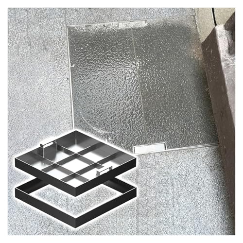 Unsichtbare Klärgrubenabdeckung, quadratisch, Edelstahl, strapazierfähig, 2600 kg Tragkraft, ideal für Gehweg, Parken oder Dock, 41 x 41 cm Unsichtbare Klärgrubenabdeckung, quadratisch, Edelstahl, strapazierfähig, 2600 kg Tragkraft, ideal für Gehweg, Parken oder Dock, 41 x 41 cm von Generisch