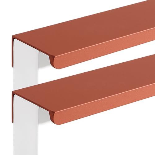 Unsichtbare Zuggriffe für Küchenschränke, langlebige Schubladenknöpfe aus Aluminiumlegierung, 2-teiliges Set für modernes Heim-Upgrade von Generisch