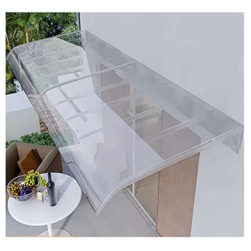 Unsichtbares Türvordach, transparent, Polycarbonat, Sonnenschutz, Dach, 40 x 200 cm, Outdoor-Unterstand für elektrische Geräte, wetterbeständiges Design Unsichtbares Türvordach, transparent, Polycarbonat, Sonnenschutz, Dach, 40 x 200 cm, Outdoor-Unterstand für elektrische Geräte, wetterbeständiges Design von Generisch