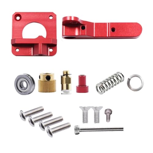 Upgrade-Zubehör-Kit for 3D-Drucker Ender 3, Aluminium-Antriebsvorschub MK-Extruder for die Serien Ender 3 V2, Ender-5 und CR-10(Red right) von Generisch