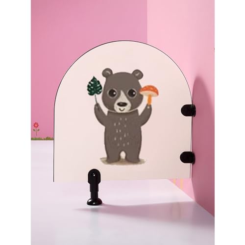 Urinal Trennwand Cartoon Design Kinder WC Trennwand mit Stützfüßen Bodenmontage Sichtschutz für öffentliche Toiletten von Generisch