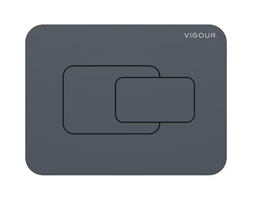 VIGOUR DEE WC-Betätigungsplatte matt-anthrazit | Magnetisch & elegant | V1DEEANM von Generisch