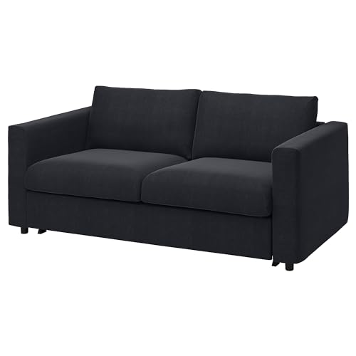 VIMLE 2-Sitzer Sofabett Saxemara schwarz-blau von Generisch