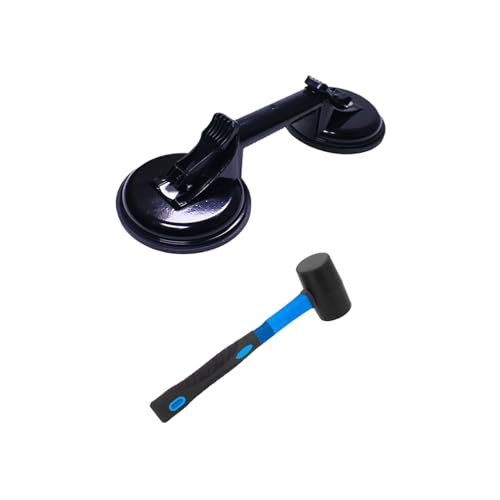 Vakuum Saugnapf Für Glas | Robuster Doppelsaugheber für Fliesen und Glas - Multifunktioneller Heber Für Granitboden Fensterplatte Spiegel Fliesen Vakuum Saugnapf Für Glas | Robuster Doppelsaugheber für Fliesen und Glas - Multifunktioneller Heber Für Granitboden Fensterplatte Spiegel Fliesen von Generisch