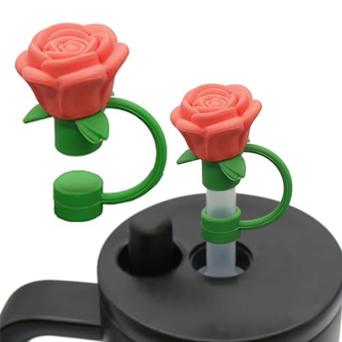 Valentinstag-Strohabdeckungskappe für Stanley Cup, 10 mm, Silikon-Trinkhalm-Abdeckung, wiederverwendbare Strohhalm-Abdeckkappe, staubdichte Rosenblüten, Strohspitzenabdeckungen für Stanley Cup-Zubehör Valentinstag-Strohabdeckungskappe für Stanley Cup, 10 mm, Silikon-Trinkhalm-Abdeckung, wiederverwendbare Strohhalm-Abdeckkappe, staubdichte Rosenblüten, Strohspitzenabdeckungen für Stanley Cup-Zubehör von Generisch