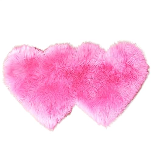 Valentinstag-Teppich, herzförmiger dekorativer Teppich, Eingang, Willkommens-Fußmatte, waschbare Liebes-Fußmatte, rutschfeste Duschmatte für Zuhause, Schlafzimmer und Wohnzimmer, herzförmige Valentinstag-Teppich, herzförmiger dekorativer Teppich, Eingang, Willkommens-Fußmatte, waschbare Liebes-Fußmatte, rutschfeste Duschmatte für Zuhause, Schlafzimmer und Wohnzimmer, herzförmige von Generisch