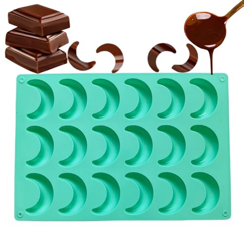 Vanillekipferl Backform Silikon| Silikon-Eiswürfelform Mit 18 Mulden Vanillekipferl Form Silikonform Vanillekipferl Backblech Süßigkeiten- Vanille Kipferl Und Pralinen Vanillekipferl Backform Silikon| Silikon-Eiswürfelform Mit 18 Mulden Vanillekipferl Form Silikonform Vanillekipferl Backblech Süßigkeiten- Vanille Kipferl Und Pralinen von Generisch
