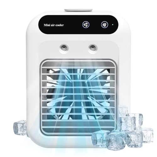 Ventilator-Klimagerät | Nachttisch Luftbefeuchter | Tragbarer USB-Ventilator Mit 2 Geschwindigkeiten Für Kinderzimmer Baustelle Studentenzimmer Camping Auto Zelt Schreibtisch Ventilator-Klimagerät | Nachttisch Luftbefeuchter | Tragbarer USB-Ventilator Mit 2 Geschwindigkeiten Für Kinderzimmer Baustelle Studentenzimmer Camping Auto Zelt Schreibtisch von Generisch
