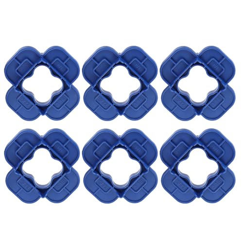 Verbundholz-Deck Abstandshalter - 6-teiliges Set mit 4 Stärken - Präzises Spaltwerkzeug für Rasen Garage Garten Hof Keller Park von Generisch