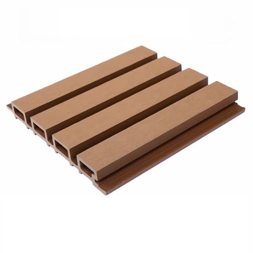 Verbundholz-Kunststoff-Zaunplatten für Terrasse, Hinterhof & Garten - Windschutz im Freien, witterungsbeständiges Holz-Kunststoff-Material von Generisch