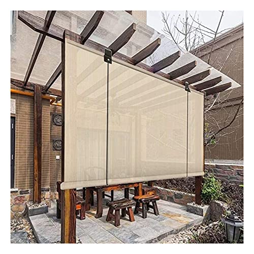 Verdunkelungsvorhänge, wasserdicht, mit klebrigen Haken, für Veranden und Pergolen, atmungsaktiver Stoff, Größe 1,5 x 2 m, verbessern Privatsphäre und Stil, Beige Verdunkelungsvorhänge, wasserdicht, mit klebrigen Haken, für Veranden und Pergolen, atmungsaktiver Stoff, Größe 1,5 x 2 m, verbessern Privatsphäre und Stil, Beige von Generisch