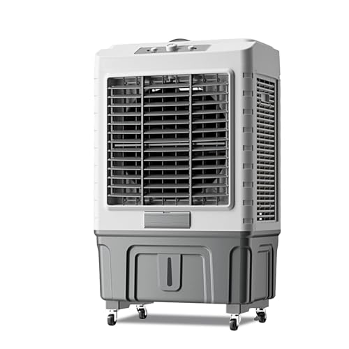Verdunstungsluftkühler 55L Wassertank 120° Oszillation 3 Geschwindigkeit Tragbare Klimaanlage Kühlventilator für Zimmer Terrasse Garage Verdunstungsluftkühler 55L Wassertank 120° Oszillation 3 Geschwindigkeit Tragbare Klimaanlage Kühlventilator für Zimmer Terrasse Garage von Generisch