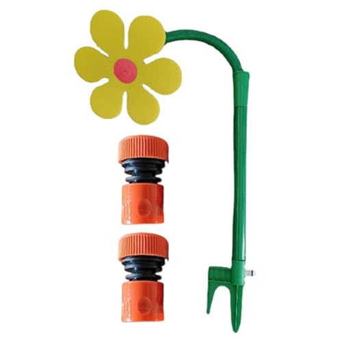 Verrückter Gänseblümchen Sprinkler, 360° Rotierender Gänseblümchen Wassersprinkler Für Kinder Freien, Lustiger Tanzender Blumen Gänseblümchen Sprinkler, Sonnenblumen Gänseblümchen Wasserspielsprinkler von Generisch