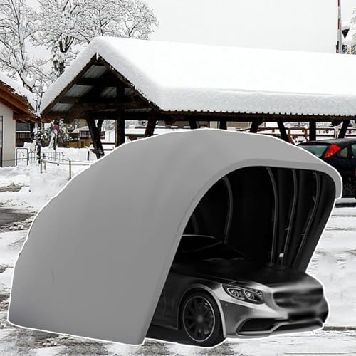 Versenkbare Carport-Markise, Edelstahl, faltbar, robust, tragbar, mobile Garage, halbautomatisch, 5,5 m x 2,5 m x 2,3 m Versenkbare Carport-Markise, Edelstahl, faltbar, robust, tragbar, mobile Garage, halbautomatisch, 5,5 m x 2,5 m x 2,3 m von Generisch