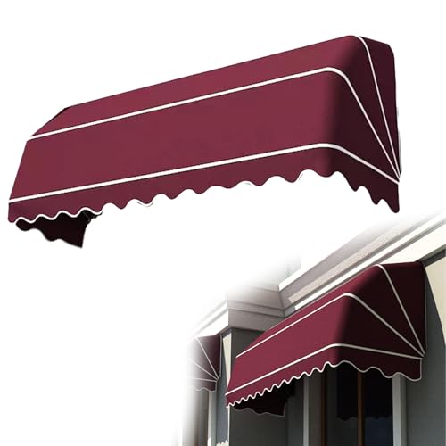 Versenkbare Markise, wasserdichtes Polyester, faltbar, Terrassenüberdachung für Zuhause, Balkon, Terrasse, Café, 140 x 100 x 100 cm Versenkbare Markise, wasserdichtes Polyester, faltbar, Terrassenüberdachung für Zuhause, Balkon, Terrasse, Café, 140 x 100 x 100 cm von Generisch