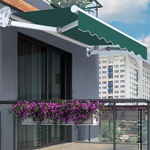 Versenkbare Terrassenmarkise mit manueller Kurbel, Sonnenschutz für Fenster und Türen im Freien Versenkbare Terrassenmarkise mit manueller Kurbel, Sonnenschutz für Fenster und Türen im Freien von Generisch