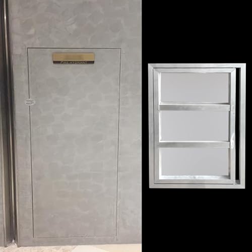Versenkte Zugangsklappe mit Druckverschluss, Rahmen aus Aluminiumlegierung, bündig montiert, versteckte Servicetür für Fliesen und Dachbodenluke Versenkte Zugangsklappe mit Druckverschluss, Rahmen aus Aluminiumlegierung, bündig montiert, versteckte Servicetür für Fliesen und Dachbodenluke von Generisch