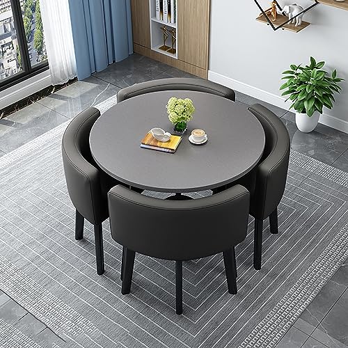 Versenkter Couchtisch & Stuhl Set für kleines Büro Empfangsraum Meetings Stilvoller runder Verhandlungstisch & Stühle für Verkaufsgeschäfte & Geschäftsräume Versenkter Couchtisch & Stuhl Set für kleines Büro Empfangsraum Meetings Stilvoller runder Verhandlungstisch & Stühle für Verkaufsgeschäfte & Geschäftsräume von Generisch