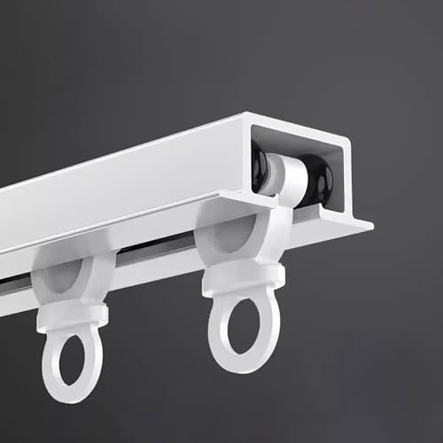 Versteckte Vorhangschiene, Deckenhalterung, 12,7 bis 13,4 m lang, Decken-Duschvorhangschienen, perfekt für Privatsphäre in offenen Räumen, Raumteiler, Vorhangstange, einfach zu installieren (4,57 m) Versteckte Vorhangschiene, Deckenhalterung, 12,7 bis 13,4 m lang, Decken-Duschvorhangschienen, perfekt für Privatsphäre in offenen Räumen, Raumteiler, Vorhangstange, einfach zu installieren (4,57 m) von Generisch