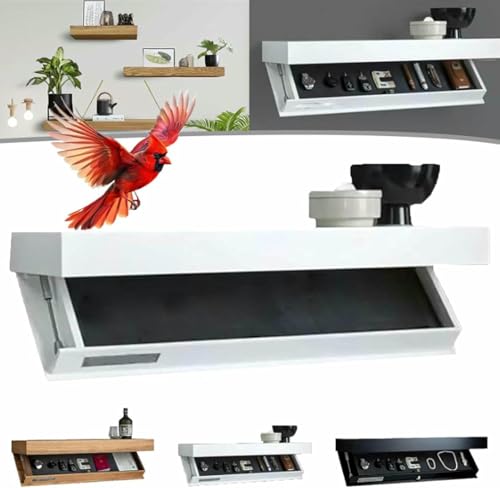Verstecktes Wandregal mit Geheimfach, Magic Flap Design für Wohnzimmer oder Büro, moderne Wohnkultur von Generisch