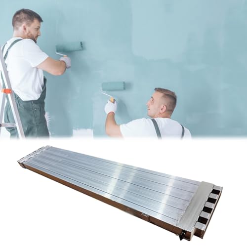 Verstellbare Aluminium-Arbeitsplatte, Teleskop-Gerüst-Querstrebe mit rutschfester Plattform für sicheren Zugang zur Leiter und zum Aufbau Verstellbare Aluminium-Arbeitsplatte, Teleskop-Gerüst-Querstrebe mit rutschfester Plattform für sicheren Zugang zur Leiter und zum Aufbau von Generisch