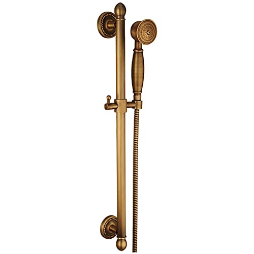Verstellbare Antik Duschsäule Set Messing Handbrause mit 1,5 m Schlauch Wandmontiertes Regenduschsystem für luxuriöses Badezimmererlebnis Verstellbare Antik Duschsäule Set Messing Handbrause mit 1,5 m Schlauch Wandmontiertes Regenduschsystem für luxuriöses Badezimmererlebnis von Generisch