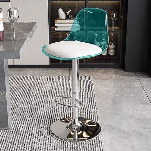 Verstellbare Barhocker mit Kunstleder-Polsterung, armloses Design für Kücheninsel und Heimdekoration Verstellbare Barhocker mit Kunstleder-Polsterung, armloses Design für Kücheninsel und Heimdekoration von Generisch