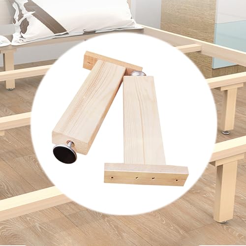 Verstellbare Bettfüße, universal, für Lattenrost, Höhe 0–20 mm, ideal für Schränke und Schlafsofas (10–12 cm), stabile und vielseitige Unterstützung, 2 Stück von Generisch