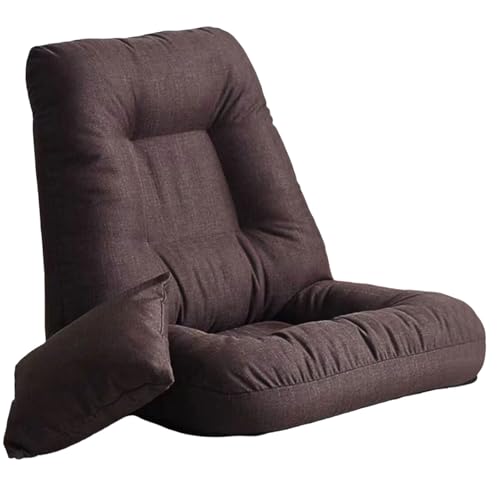 Verstellbare Bodenliege Schlafsofa mit Samtbezug und Kissen, tragbares faltbares Design für Wohnzimmer, Schlafzimmer Komfort von Generisch