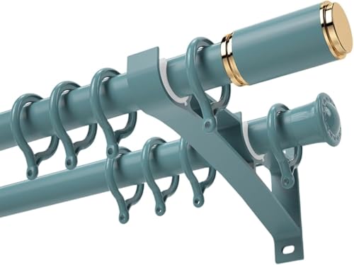 Verstellbare Doppelfenster Gardinenstange mit Endkappen Leise Seitenmontage Vorhangschiene Doppelt Blickdicht Gardinenstange für Wohnzimmer Raumteiler Schiene Einfache Installation Verstellbare Doppelfenster Gardinenstange mit Endkappen Leise Seitenmontage Vorhangschiene Doppelt Blickdicht Gardinenstange für Wohnzimmer Raumteiler Schiene Einfache Installation von Generisch