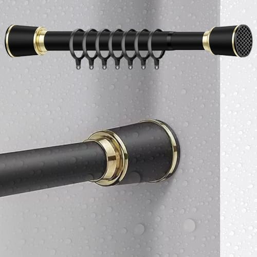 Verstellbare Duschvorhangstange, stabiler Edelstahl, einfache Installation, rostbeständig, verbessert Privatsphäre und Stil im Badezimmer Verstellbare Duschvorhangstange, stabiler Edelstahl, einfache Installation, rostbeständig, verbessert Privatsphäre und Stil im Badezimmer von Generisch