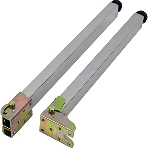 Verstellbare Edelstahl-Tischbeine für DIY-Möbel, Arbeitsplatten und Schreibtische, einziehbare und höhenverstellbare Metallstützfüße (76 cm) – perfekt für individuelle Projekte von Generisch