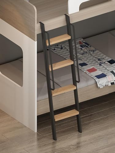 Verstellbare Etagenbettleiter – rutschfeste tiefe Sprossen und Sicherheitsgriff für sicheres Klettern – perfekt für Studentenwohnheime, Wohnmobile, Loft-Betten und Kinderzimmer Verstellbare Etagenbettleiter – rutschfeste tiefe Sprossen und Sicherheitsgriff für sicheres Klettern – perfekt für Studentenwohnheime, Wohnmobile, Loft-Betten und Kinderzimmer von Generisch
