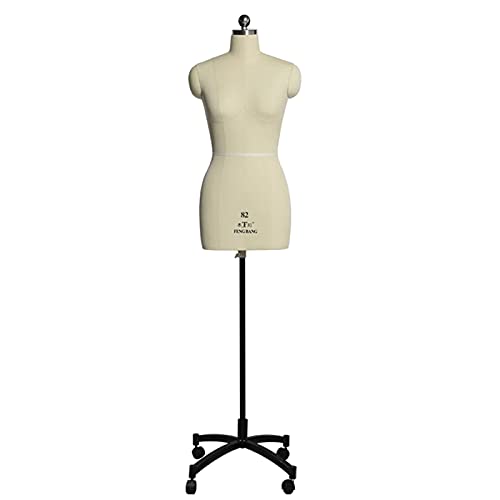 Verstellbare Kleiderform Schaufensterpuppe mit Rollen zum Schneidern und Anpassen von Kleidung Verstellbare Kleiderform Schaufensterpuppe mit Rollen zum Schneidern und Anpassen von Kleidung von Generisch