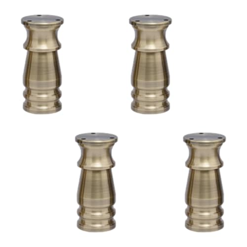 Verstellbare Metall-Tischbeine – 4 Füße aus Aluminiumlegierung, eloxierte Oberfläche, Höhe 8–15 cm, perfekt für Sideboards, Schränke, Möbel, Heimwerker, robuste Unterstützung von Generisch
