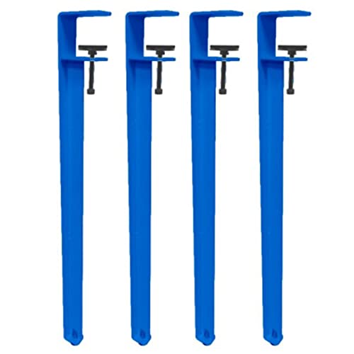 Verstellbare Metall-Tischbeine für DIY-Couchtisch – F-förmiges Design, inklusive Schutzpolster und Inbusschlüssel, 71 cm, kein Bohren erforderlich, Eisen-Möbelbeine von Generisch
