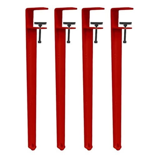 Verstellbare Metall-Tischbeine für DIY-Couchtisch – F-förmiges Design mit Schutzpolster und Inbusschlüssel Verstellbare Metall-Tischbeine für DIY-Couchtisch – F-förmiges Design mit Schutzpolster und Inbusschlüssel von Generisch