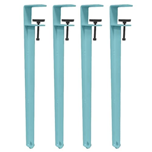 Verstellbare Metall-Tischbeine für DIY-Couchtisch – F-förmiges Design mit Schutzpolster und Inbusschlüssel Verstellbare Metall-Tischbeine für DIY-Couchtisch – F-förmiges Design mit Schutzpolster und Inbusschlüssel von Generisch