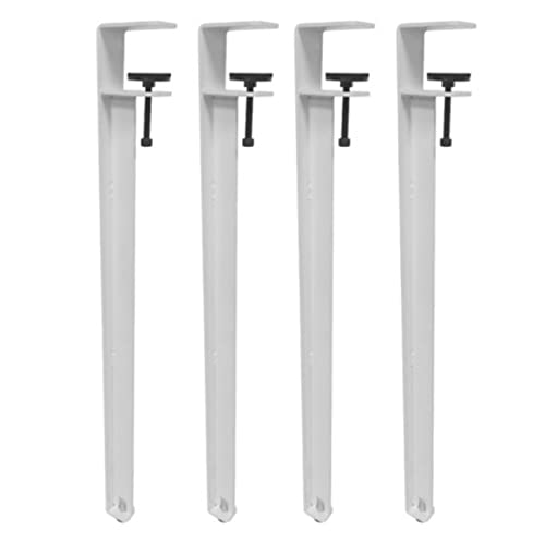 Verstellbare Metall-Tischbeine für DIY-Möbel, F-förmiges Design mit Schutzpolster für Stabilität und einfache Montage Verstellbare Metall-Tischbeine für DIY-Möbel, F-förmiges Design mit Schutzpolster für Stabilität und einfache Montage von Generisch