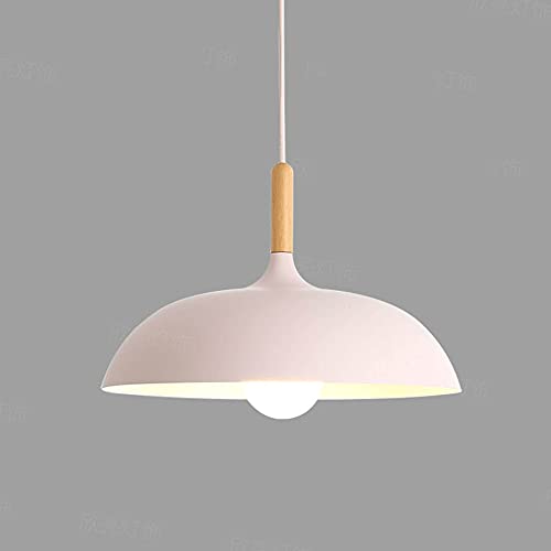 Verstellbare Metallkuppel-Pendelleuchte aus Holz für Esszimmer, Küche, Schlafzimmer & Flur, stilvolle eingebettete Halterung für Rose Lounge & Frühstücksbar von Generisch