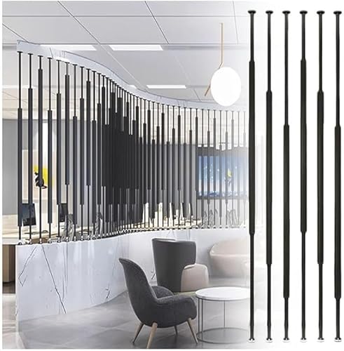 Verstellbare Metalllamellen Wandteiler, durchbrochenes Design für Raumtrennung und Privatsphäre in Studios/Wohnungen/Treppenhäusern von Generisch