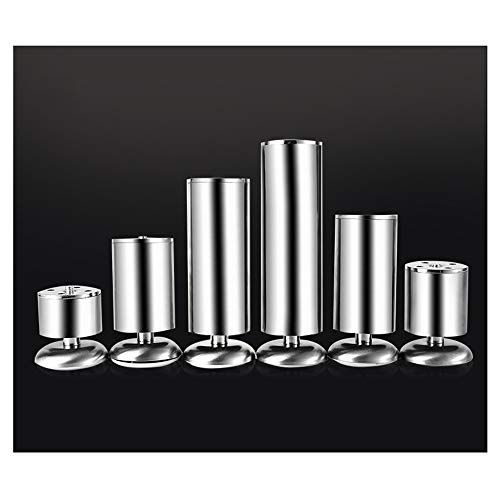 Verstellbare Möbelbeine, zylindrische Stützbeine für Tisch, Sofa und Schreibtisch, schwarzes Metall, Aluminiumlegierung, 20 cm Verstellbare Möbelbeine, zylindrische Stützbeine für Tisch, Sofa und Schreibtisch, schwarzes Metall, Aluminiumlegierung, 20 cm von Generisch