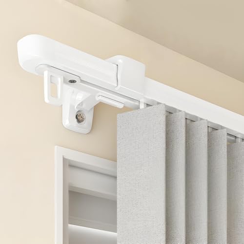 Verstellbare Teleskop-Gardinenstange für Decke oder Wand, einfache Installation, kein Messen erforderlich, ideal für Raumtrennung und Raumaufteilung Verstellbare Teleskop-Gardinenstange für Decke oder Wand, einfache Installation, kein Messen erforderlich, ideal für Raumtrennung und Raumaufteilung von Generisch