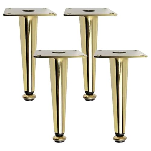 Verstellbare Tischbeine, 4er-Set, Eisen-Möbelbeine mit eloxierter Oberfläche, für TV-Ständer, Bett und Esstisch, höhenverstellbar 10,5–72,5 cm Verstellbare Tischbeine, 4er-Set, Eisen-Möbelbeine mit eloxierter Oberfläche, für TV-Ständer, Bett und Esstisch, höhenverstellbar 10,5–72,5 cm von Generisch